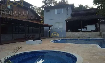 Chácara com 4 dormitórios à venda, 2600 m² por r$ 1.600.000,00 - vale verde - valinhos/sp
