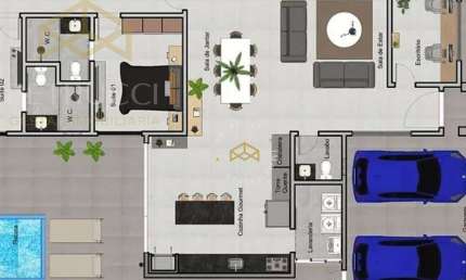 Casa Residencial à venda, Parque Brasil 500, Paulínia - CA4639.