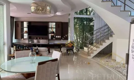 Casa com 4 dormitórios à venda, 350 m² por r$ 3.300.000,00 - alphaville dom pedro - campinas/sp