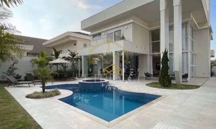 Casa com 4 dormitórios à venda, 408 m² por r$ 4.490.000,00 - loteamento mont blanc residence - campinas/sp