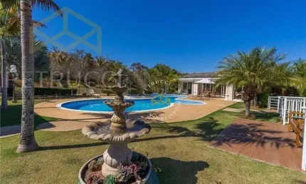 Chácara com 4 dormitórios à venda, 6700 m² por r$ 4.500.000,00 - centro - louveira/sp