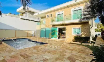 Casa com 4 dormitórios à venda, 437 m² por r$ 4.450.000,00 - loteamento mont blanc residence - campinas/sp