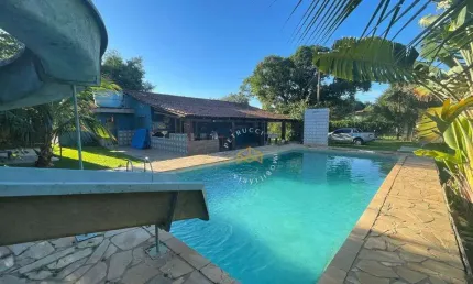 CHÁCARA COM PISCINA E 3 DORMITÓRIOS À VENDA EM MONTE MOR/SP