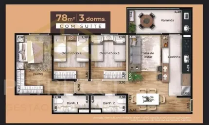 Apartamento com 2 dormitórios à venda, 64 m² por R$ 608.000,00 - Swiss Park - Campinas/SP