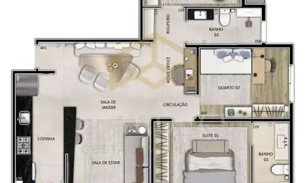 Apartamento Residencial à venda, Jardim Brasil, Campinas - AP4237.