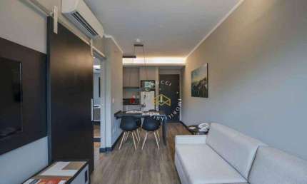 Apartamento com 1 dormitório para alugar, 40 m² - Cambuí - Campinas/SP