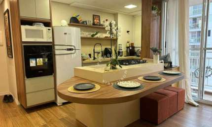 Apartamento com 1 dormitório para alugar, 44 m² por R$ 3.200,00/mês - Vila Palácios - Campinas/SP