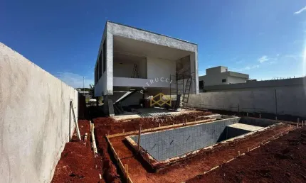 Casa com 3 dormitórios à venda, 282 m² - reserva santa izabel - jaguariúna/sp