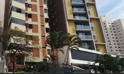 Apartamento com 1 dormitório para alugar, 51 m² - cambuí - campinas/sp