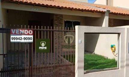 Casa à venda no Lago Juliana em Londrina. Casa nova, com 3 quartos sendo 1 suíte, sala 2 ambientes, piso porcelanato e laminado nos quartos, portas e