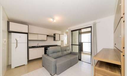 Apartamento com 1 quarto para alugar na Rua Padre Giacomo Cusmano, 177, Campina do Siqueira, Curitiba, 45 m2 por R$ 2.700