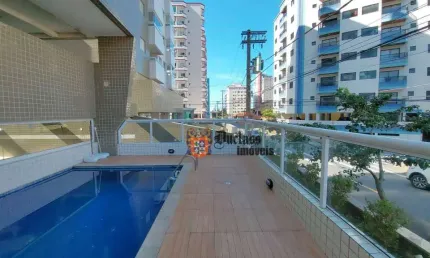 Apartamento com 2 dormitórios à venda, 76 m² por R$ 490.000,00 - Mirim - Praia Grande/SP