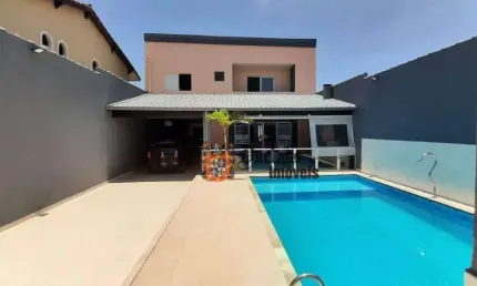 Sobrado com 5 dormitórios à venda, 340 m² por R$ 850.000,00 - Balneário Jequitibá - Itanhaém/SP
