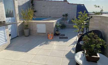 Apartamento Duplex com 3 dormitórios à venda, 154 m² por R$ 750.000,00 - Balneário Três Marias - Peruíbe/SP