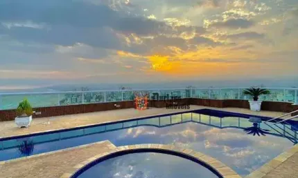Apartamento com 4 dormitórios à venda, 233 m² por R$ 1.590.000,00 - Vila Guilhermina - Praia Grande/SP
