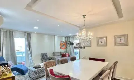 Apartamento com 3 dormitórios à venda, 123 m² por r$ 800.000 - vila guilhermina - praia grande/sp