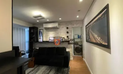 Apartamento com 1 dormitório à venda, 44 m² por R$ 399.000 - Itararé - São Vicente/SP