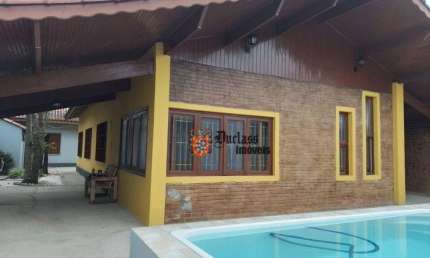 Casa com 3 dormitórios à venda, 125 m² por R$ 570.000 - Balneário São Jorge - Itanhaém/SP