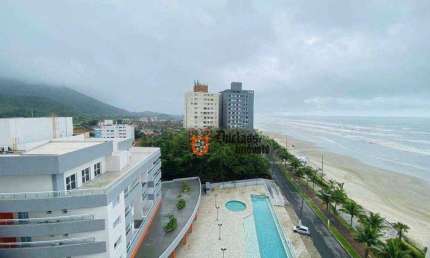 Apartamento com 3 dormitórios à venda, 96 m² por R$ 649.000 - Solemar - Praia Grande/SP