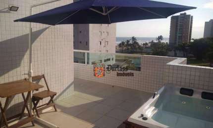 Cobertura com 3 dormitórios à venda, 118 m² por R$ 1.060.000,00 - Solemar - Praia Grande/SP