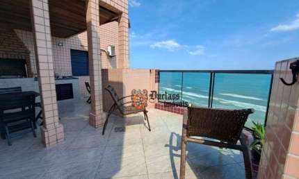 Cobertura com 4 dormitórios à venda, 224 m² por R$ 1.435.000 - Caiçara - Praia Grande/SP