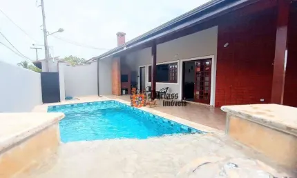 Casa com 5 dormitórios à venda, 228 m² por r$ 820.000 - grande são paulo - itanhaém/sp