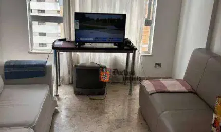 Apartamento com 1 dormitório à venda, 88 m² por r$ 320.000 - pitangueiras – m – barra funda - guarujá/sp