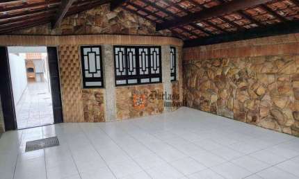 Casa com 2 dormitórios à venda por R$ 530.000,00 - Tupi - Praia Grande/SP
