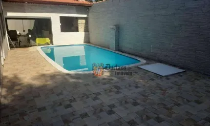 Casa com 4 dormitórios à venda por R$ 800.000 - Praia da Gaivota - Itanhaém/SP