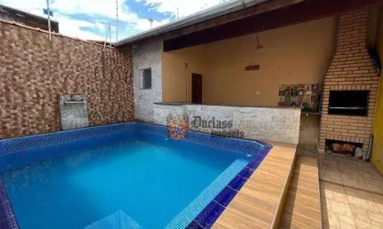 Casa com 2 dormitórios à venda, 81 m² por r$ 350.000 - residencial altos do bosque - itanhaém/sp