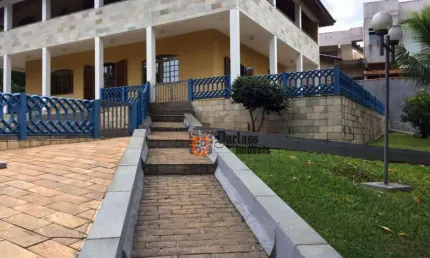 Sobrado com 4 dormitórios à venda, 500 m² por r$ 2.300.000,00 - ribeirão dos porcos - atibaia/sp