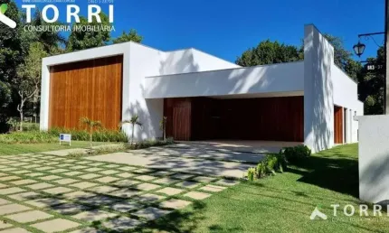 Excelente imóvel moderno alto padrão à venda no Condomínio Lago Azul, em Araçoiaba da Serra/SP