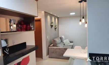 Apartamento com 2 dormitórios à venda, 45 m² por r$ 225.000,00 - condomínio parque serra azul - sorocaba/sp