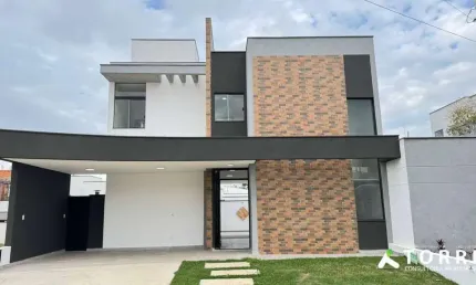Casa com 3 quartos à venda, no condomínio terras de são francisco, no bairro cajuru do sul em sorocaba sp