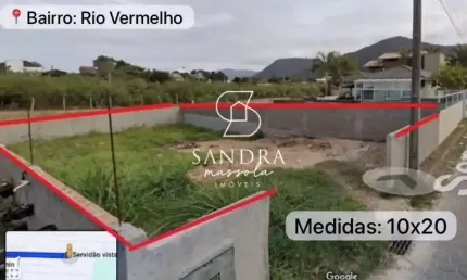 Terreno à venda no bairro são joão do rio vermelho - florianópolis/sc