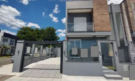 Excelente sobrado de esquina com 2 suítes no bairro montserrat - canoas