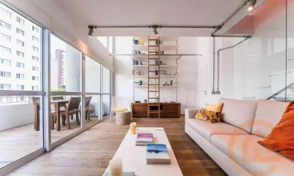 Loft com 1 dormitório, 74 m² - venda por R$ 1.850.000,00 ou aluguel por R$ 13.190,08/mês - Vila Nova Conceição - São Paulo/SP