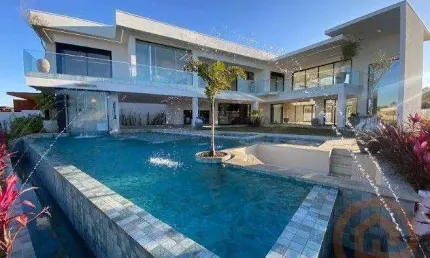 Fazenda serra azul casa com 4 suítes à venda, 750 m² por r$ 10.500.000 - itupeva
