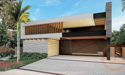 Casa com 3 suítes à venda, 262 m² por r$ 4.000.000 - villa dos pinheiros - indaiatuba/sp