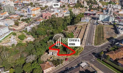Terreno à venda na Rua Alberto Nepomuceno, Jardim Carvalho, Ponta Grossa