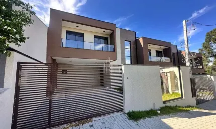 Sobrado com 3 quartos, Boneca do Iguaçu, São José dos Pinhais - R$ 980 mil, Cod: SO0044