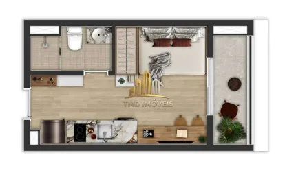 Apartamento com 1 quarto à venda na Rua Pinheiros, 669, Pinheiros, São Paulo
