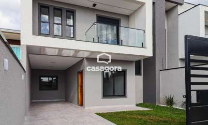 Sobrado Moderno no Bairro Gralha Azul  Fazenda Rio Grande