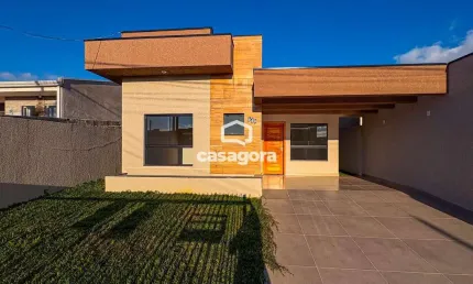 Casa Individual com 3 Quartos e Suíte  Bairro Veneza, Fazenda Rio Grande - PR