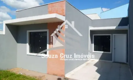 Casa no atuba em curitiba de frente para rua- pronto para morar!!!