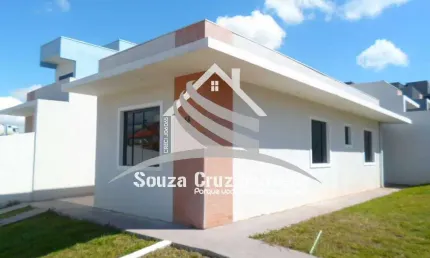 Casa no atuba em curitiba - terreno de esquina - 03 quartos!