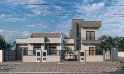 Casa com 2 dormitórios à venda, 65 m² por R$ 450.000,00 - Gravatá - Navegantes/SC