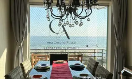 APTO VISTA MAR 2 DORM, 104m² , 1 VAGA, BOQUEIRÃO, SANTOS-SP