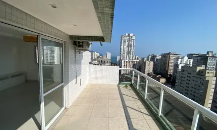 COBERTURA DUPLEX  127m2  | 3 DORM| 1 SUÍTE, 2 VAGAS , PRÉDIO COM LAZER BOQUEIRÃO - SANTOS/SP