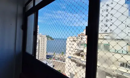 KITNET VENDA , 26M²,  QUADRA DA PRAIA  COM VISTA MAR ,EM SÃO VICENTE- SP